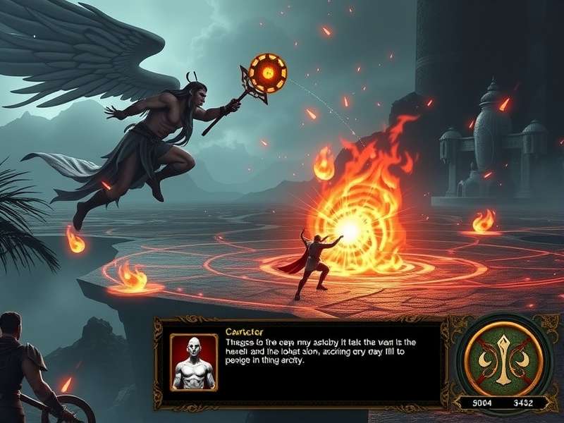 Odyssey Of Sun God character progression interface